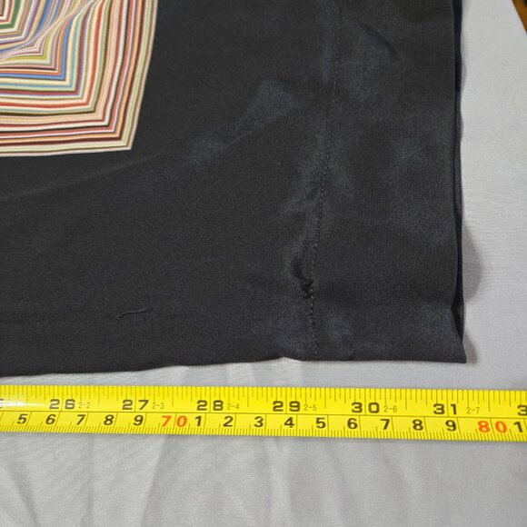 Paul Smith Sz 6 Womens Black Signatuew Stripe Wide Leg Pants - Picture 6 of 7